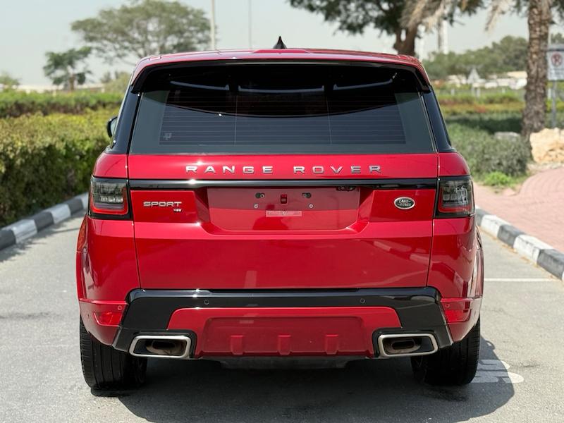 Kırmızı Land Rover Range Rover Sport Autobiography 2021